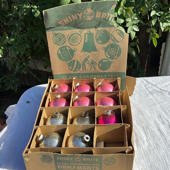 Shine Bright vintage Christmas ornaments. - Picture 1 of 17